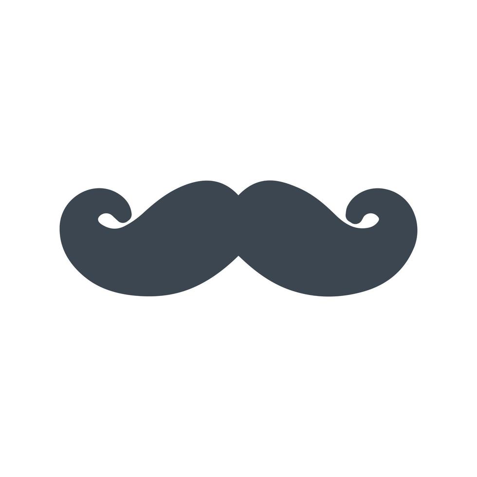 mustache vector illustration on a background.Premium quality symbols.vector icons for concept and graphic design.