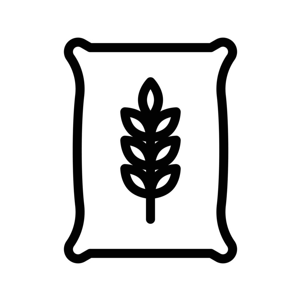 wheat sack vector illustration on a background.Premium quality symbols.vector icons for concept and graphic design.