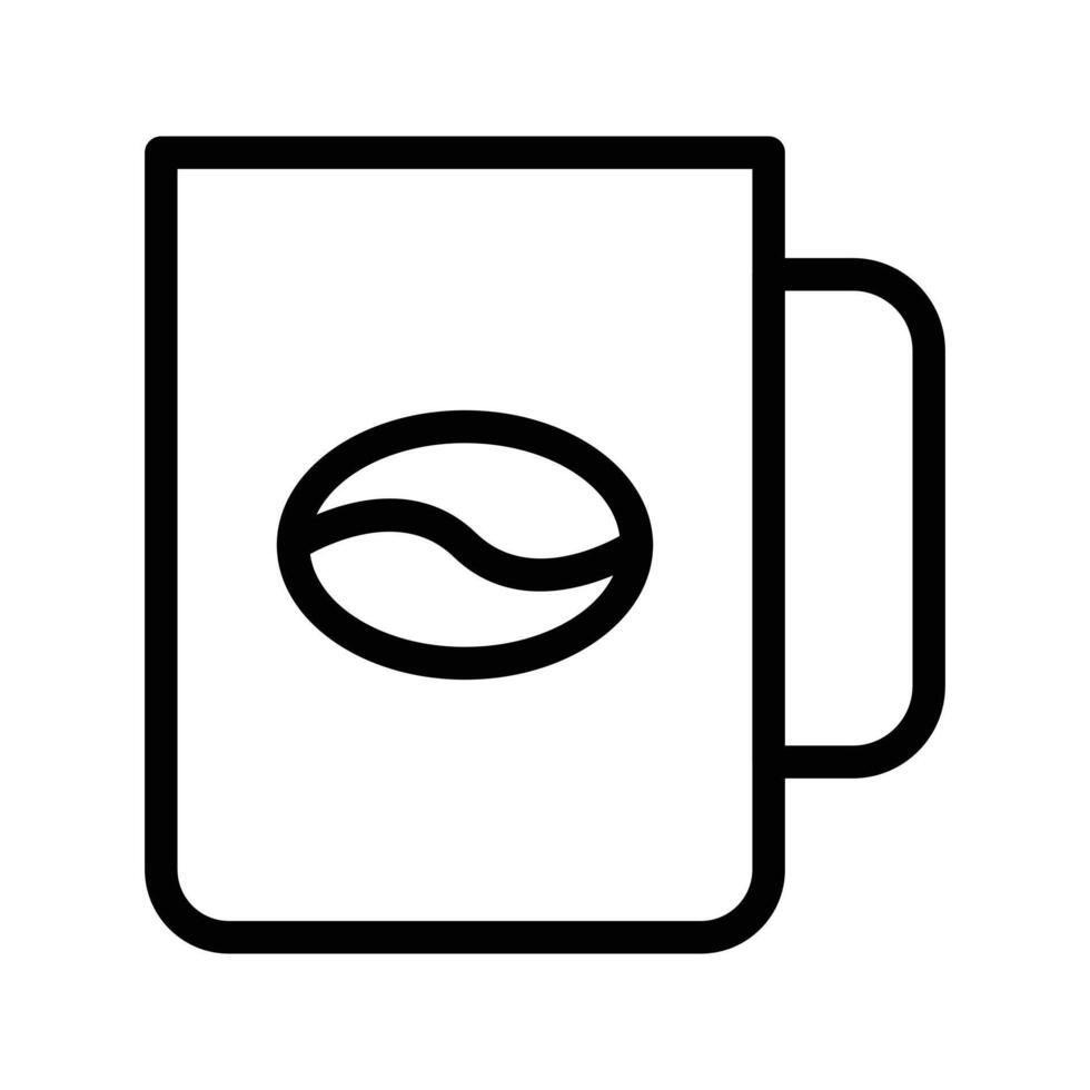 ilustración de vector de taza de café en un fondo. símbolos de calidad premium. iconos vectoriales para concepto y diseño gráfico.