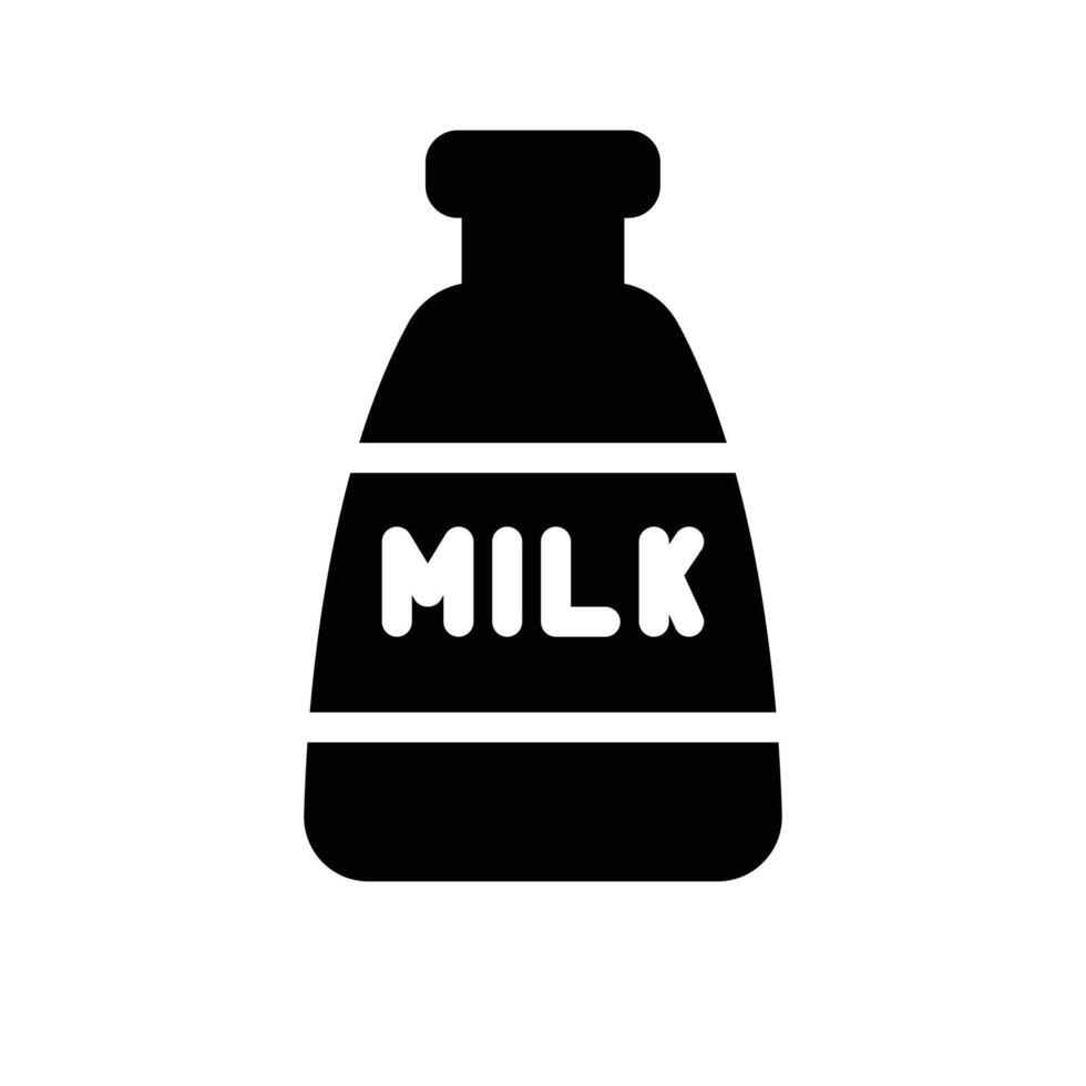 milk bottle vector illustration on a background.Premium quality symbols.vector icons for concept and graphic design.