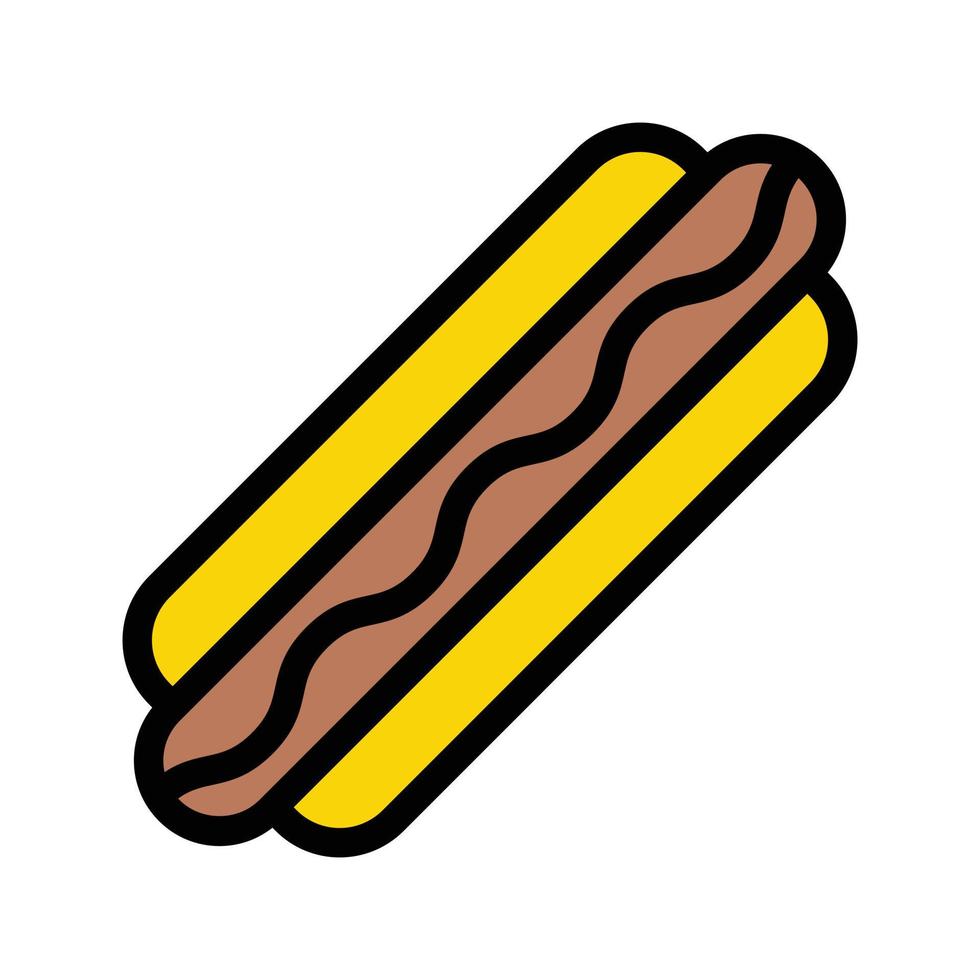 hot dog vector illustration on a background.Premium quality symbols.vector icons for concept and graphic design.