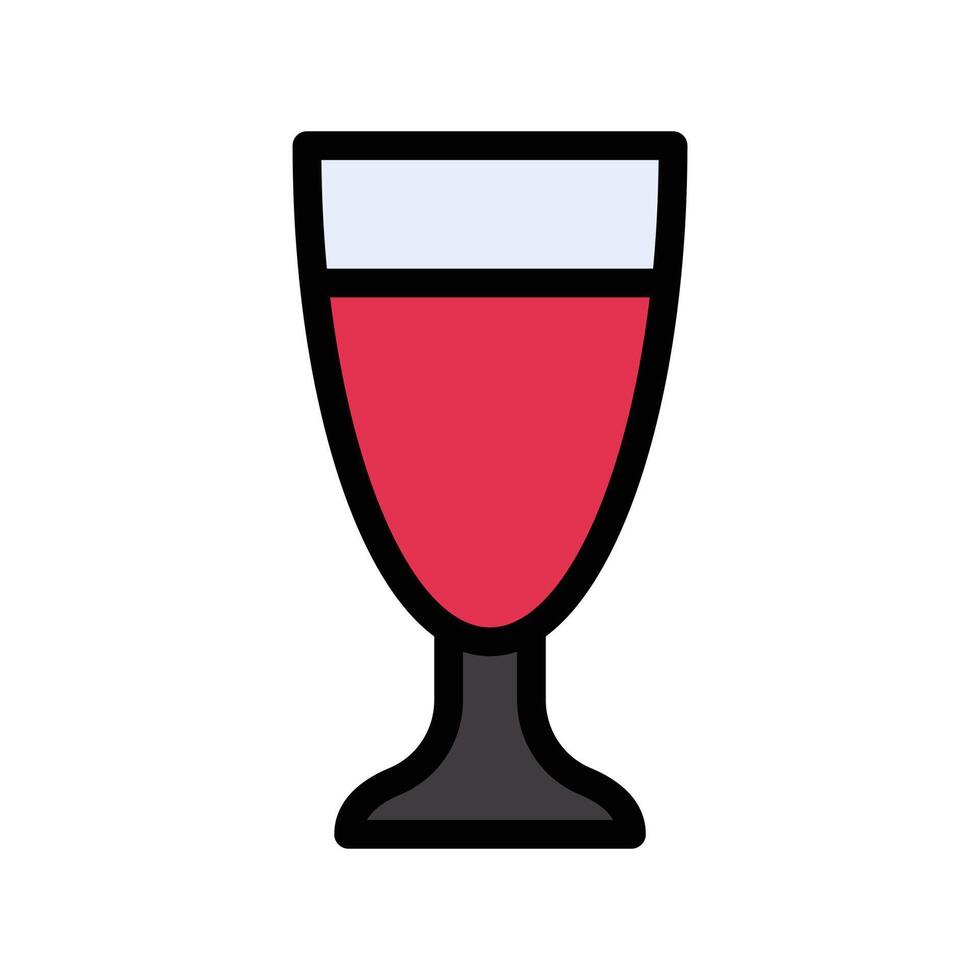 beber ilustración de vector de vidrio en un fondo. símbolos de calidad premium. iconos vectoriales para concepto y diseño gráfico.