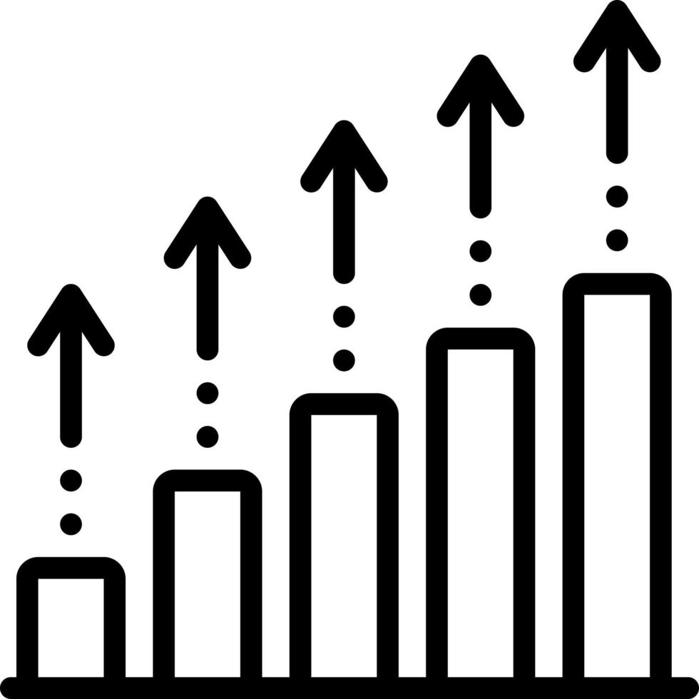 line icon for advance vector