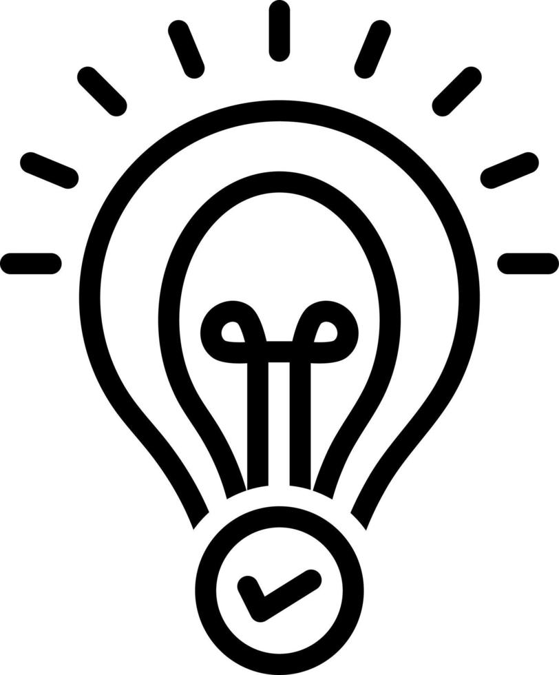 line icon for conclusion vector