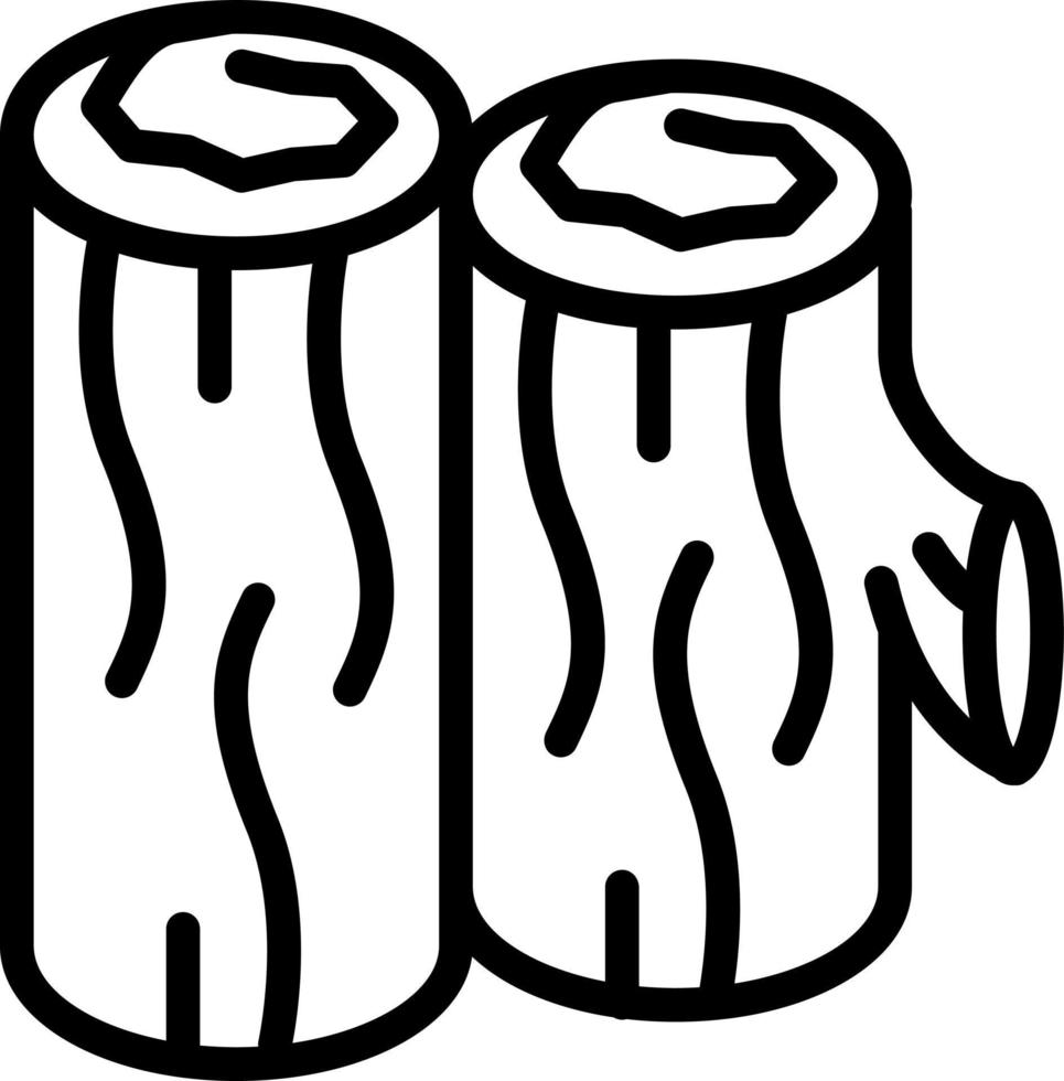 line icon for woods vector