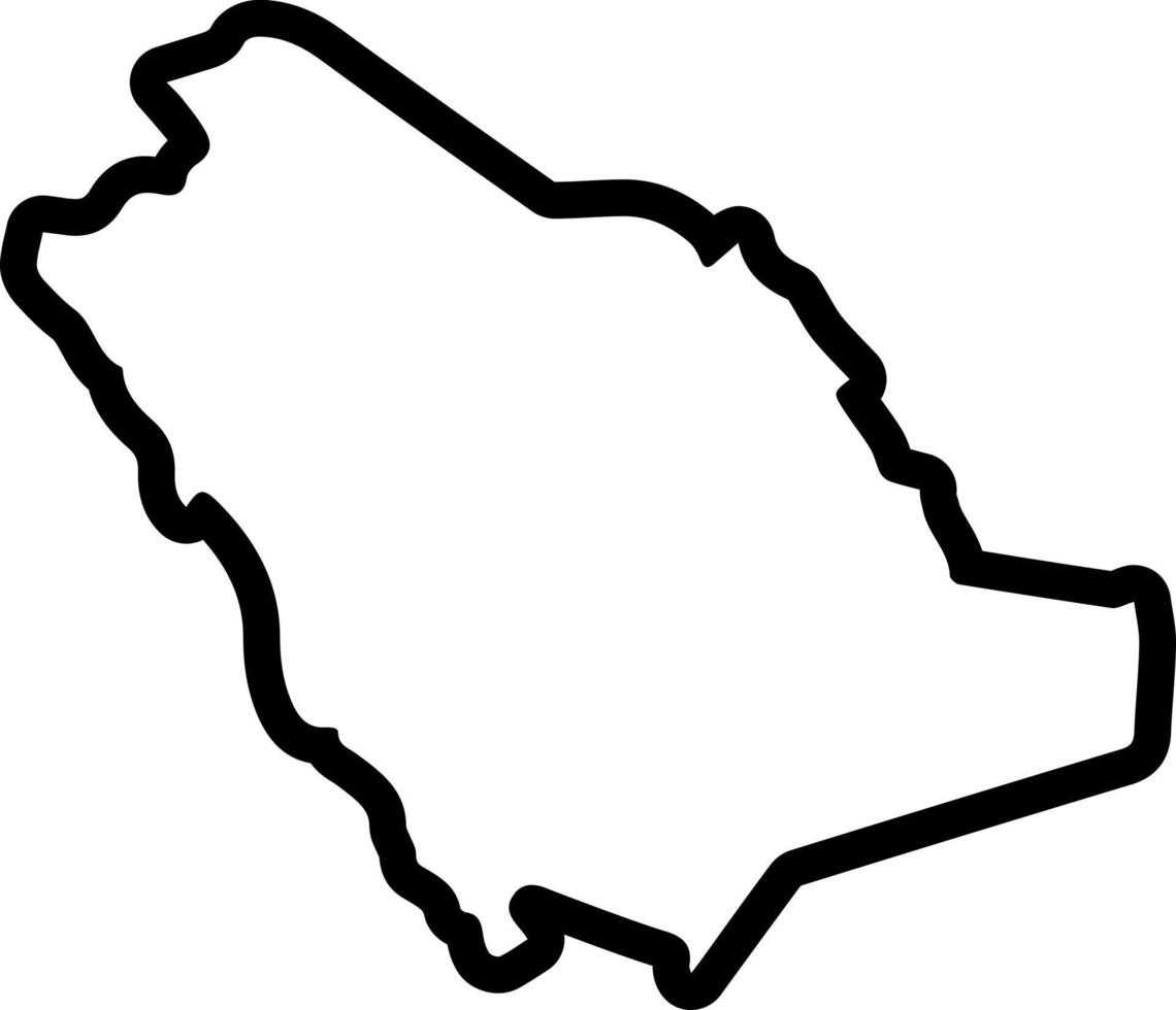 line icon for saudi vector