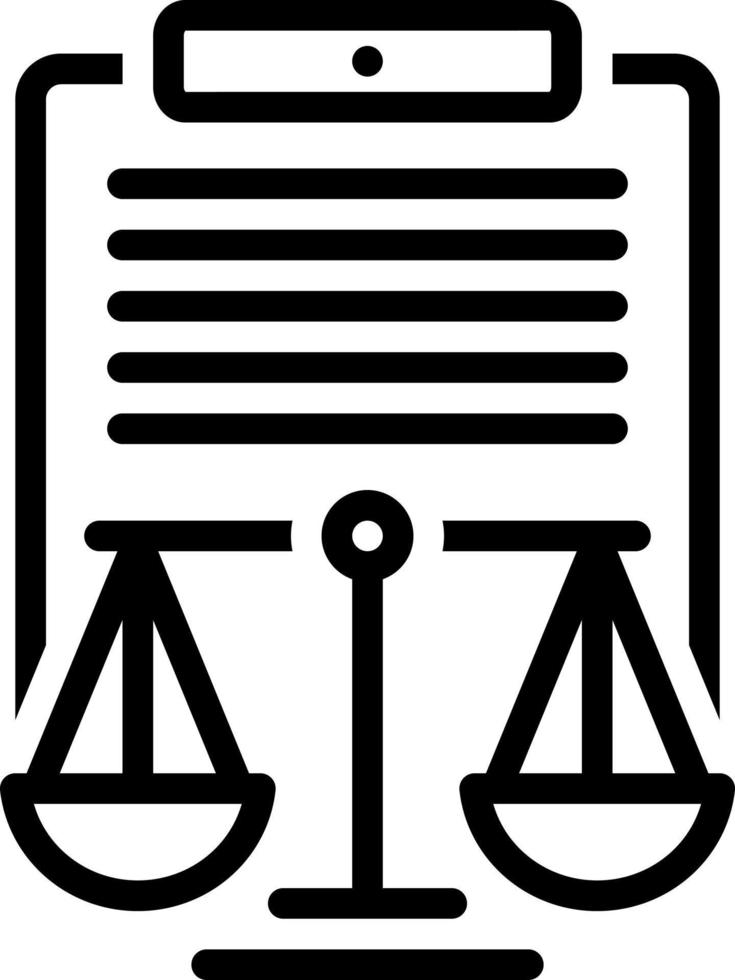 line icon for legislation vector