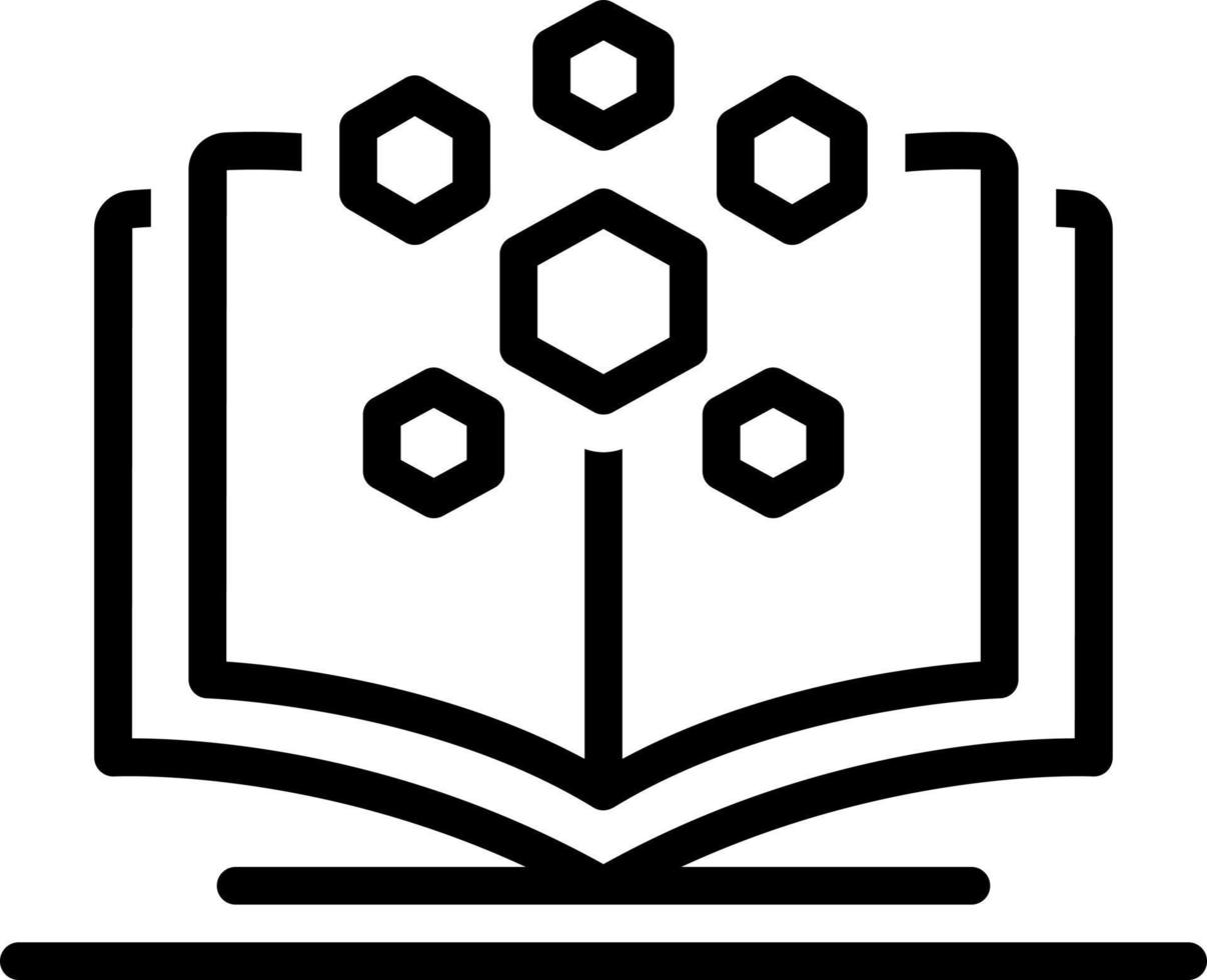 line icon for theory vector