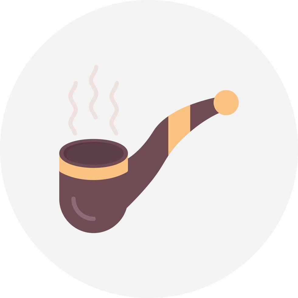 Pipe Cigar Creative Icon Design vector