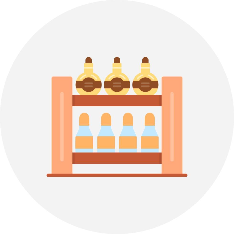 Bottle Rack Creative Icon Design vector