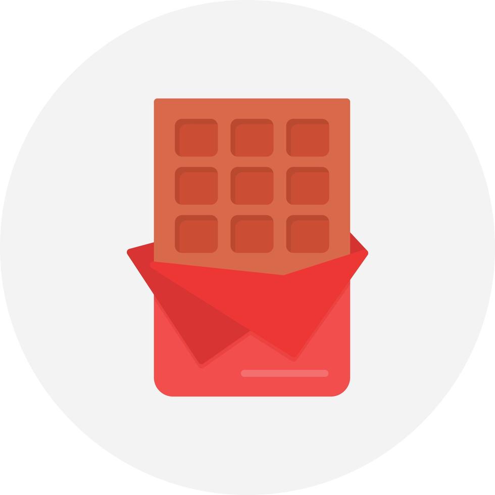 Chocolate Bar Creative Icon Design vector
