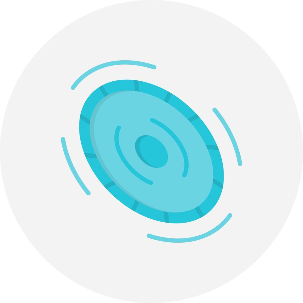 Frisbee Creative Icon Design vector