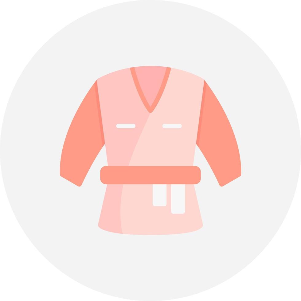 diseño de icono creativo de kimono vector