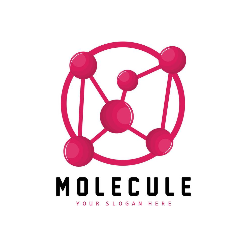 Neuron Logo, Molecule Logo Design, Vector AND, Template Illustration