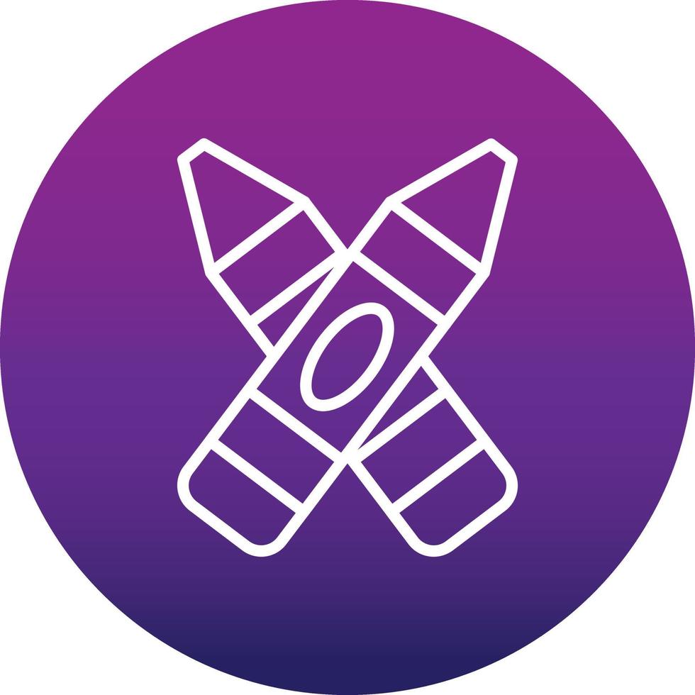 Crayons Vector Icon