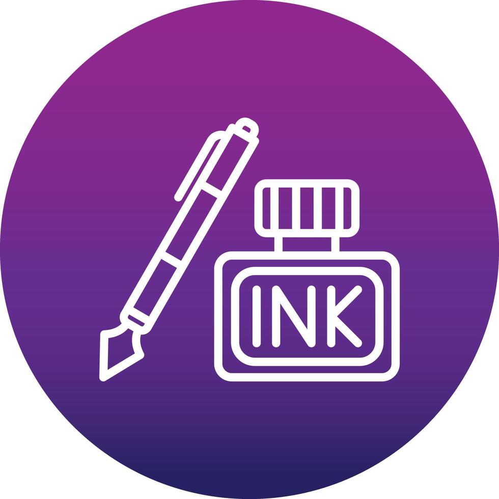 icono de vector de tinta