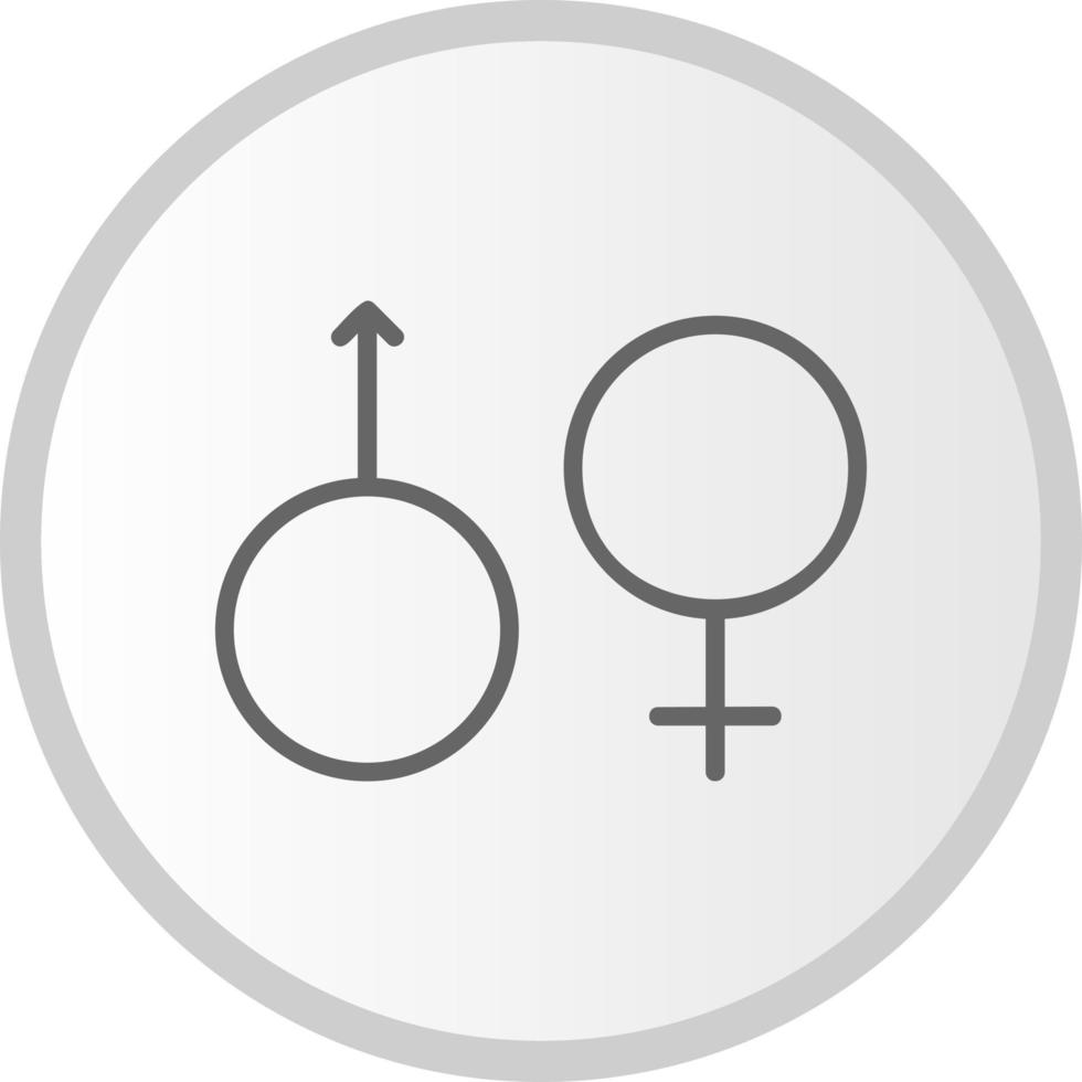 Gender Sign Vector  Icon