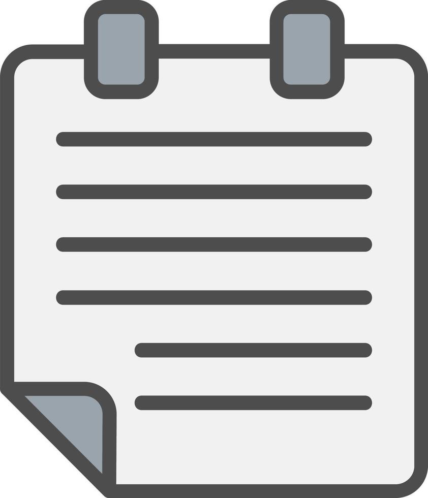 Notepad Vector Icon