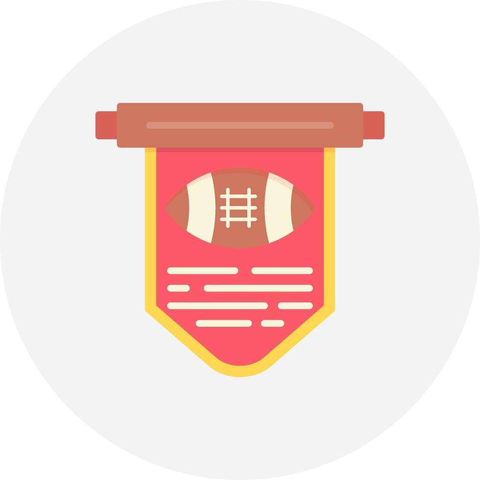 Pennant Creative Icon Design vector
