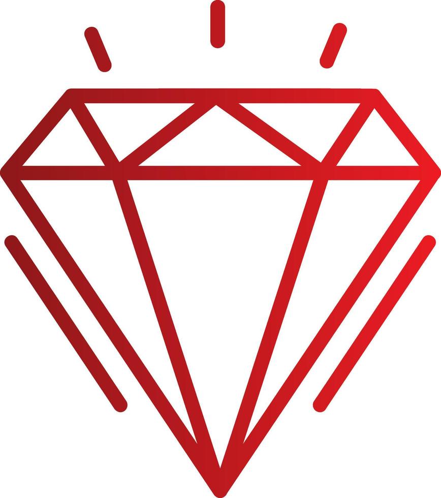 Diamond Vector  Icon