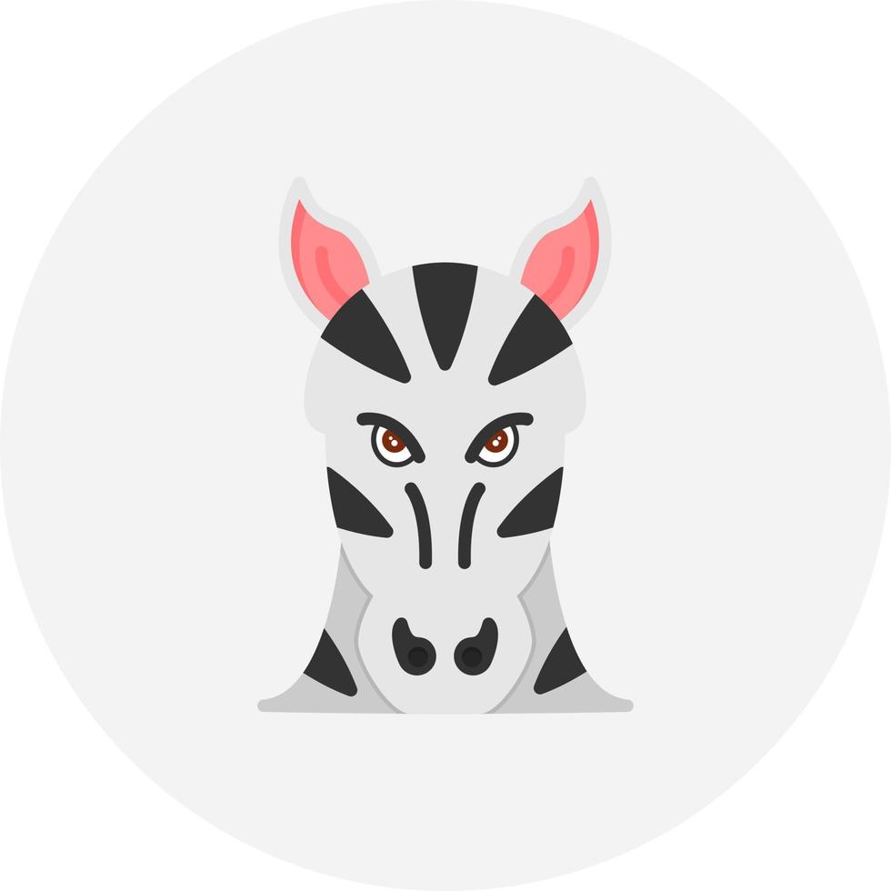 Zebra Creative Icon Design vector