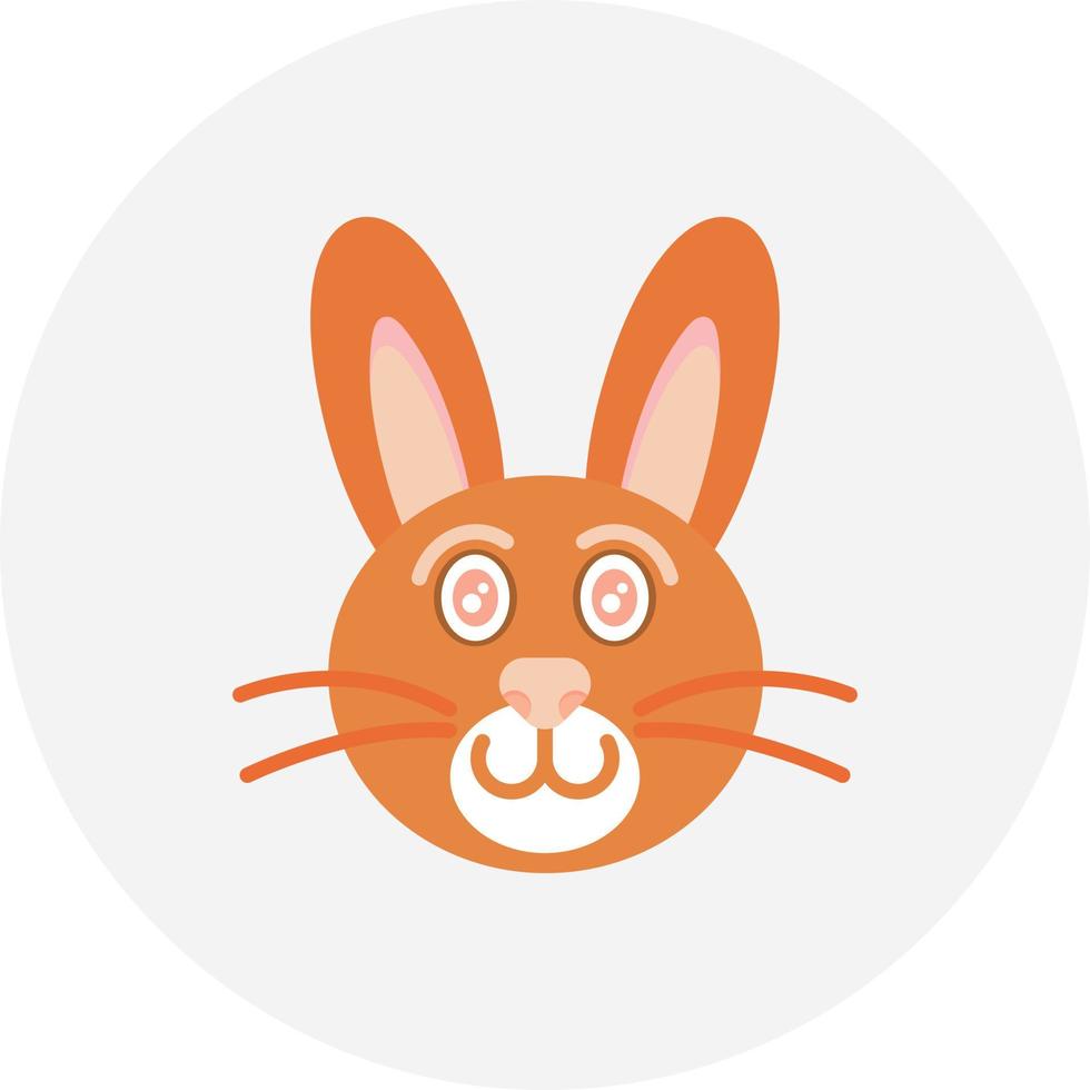 diseño de icono creativo de conejo vector