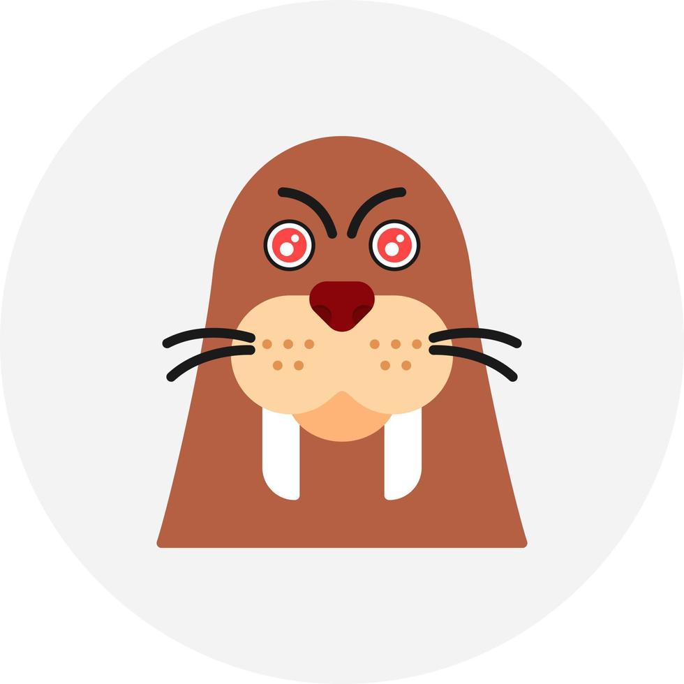 Walrus Creative Icon Design vector