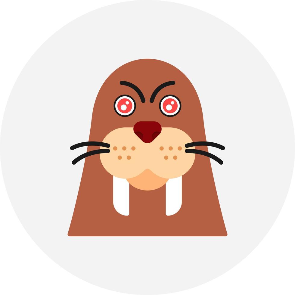 Walrus Creative Icon Design vector