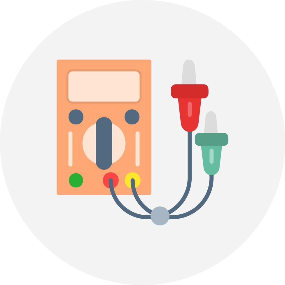 Electric Tester Creative Icon Design vector