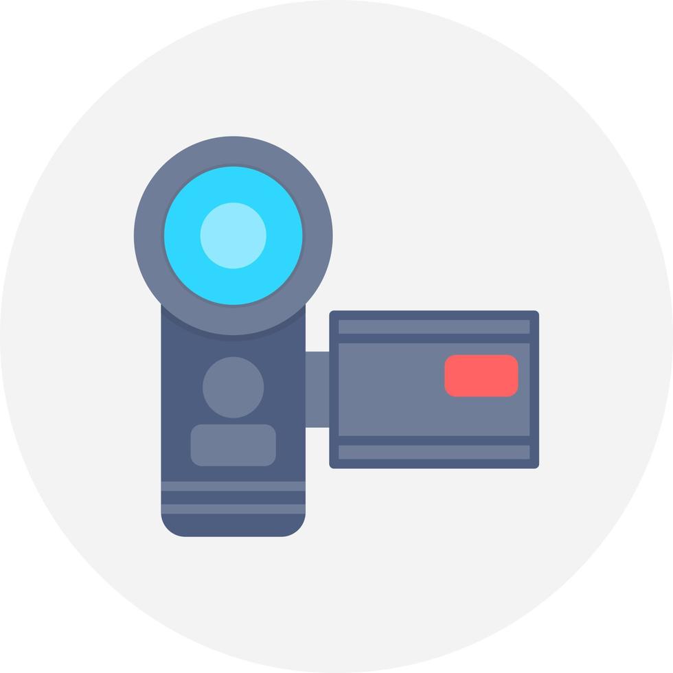 Video Camera Creative Icon Design vector