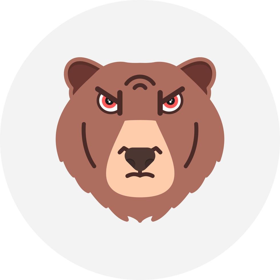 diseño de icono creativo de oso polar vector