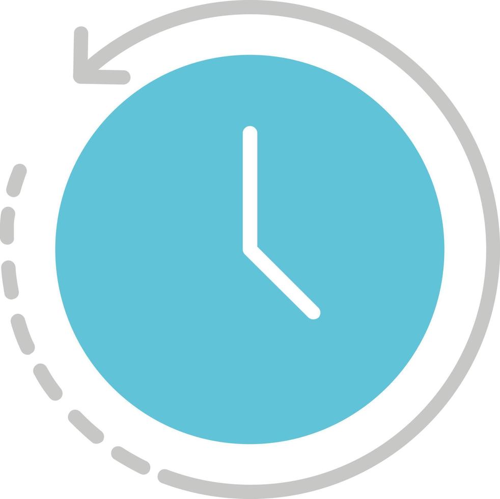 Back In Time Vector  Icon