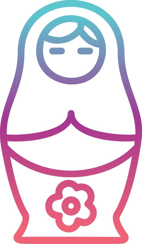 Matryoshka Vector Icon