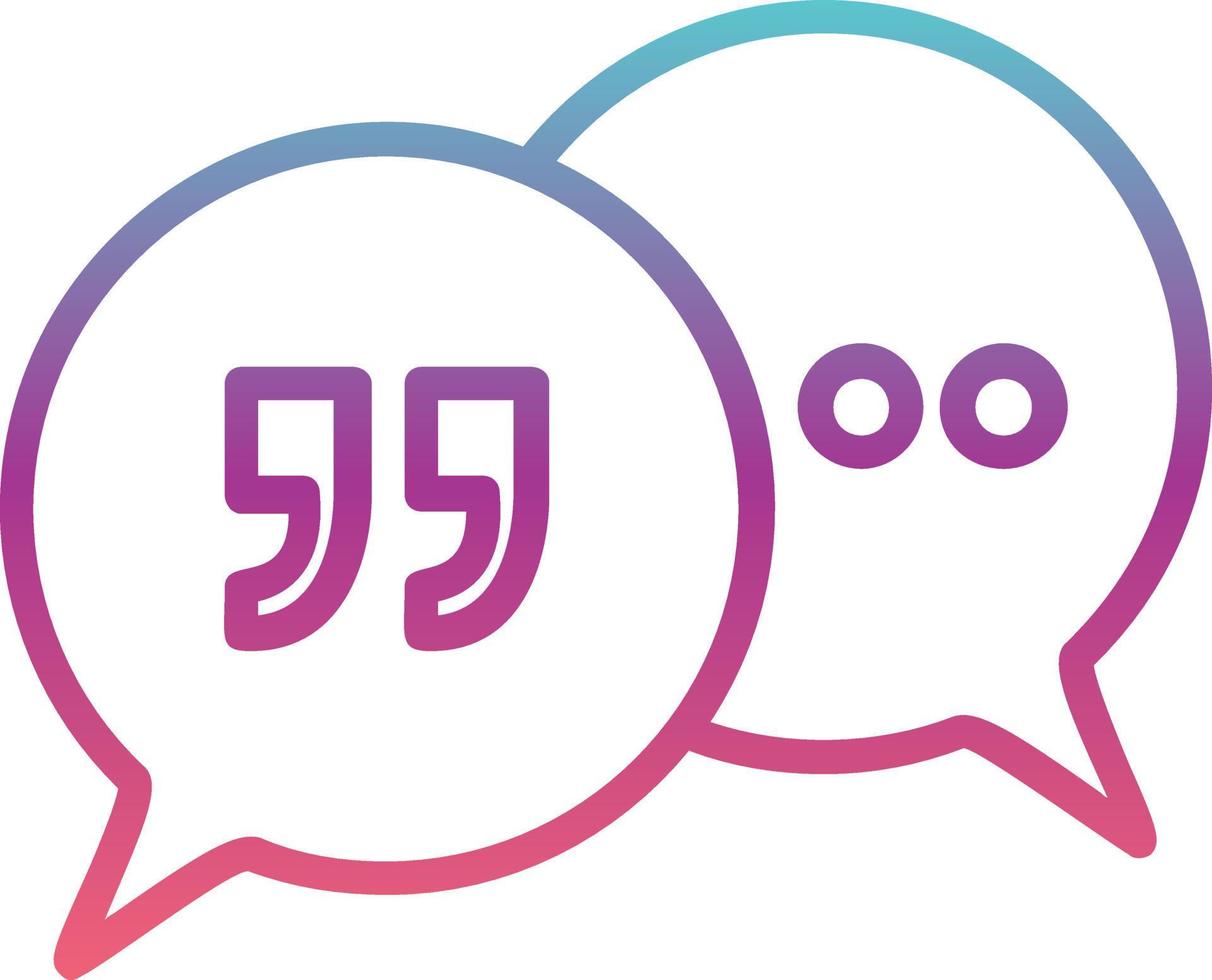 Quote  Icon Design vector