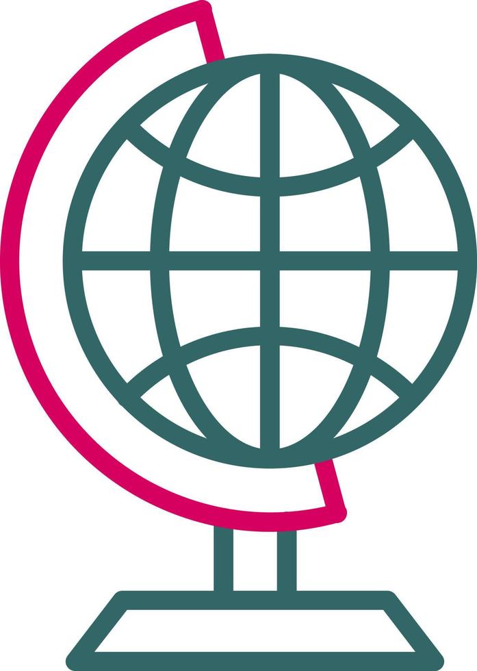 Earth Globe Vector Icon
