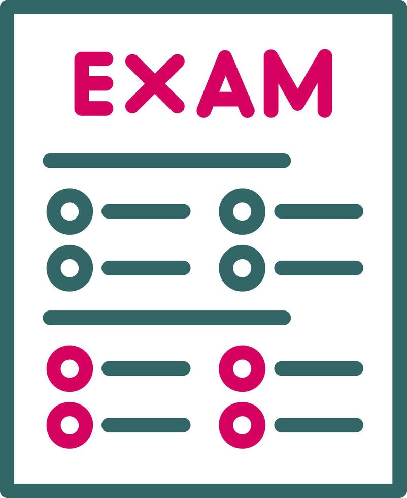 Exam Vector Icon
