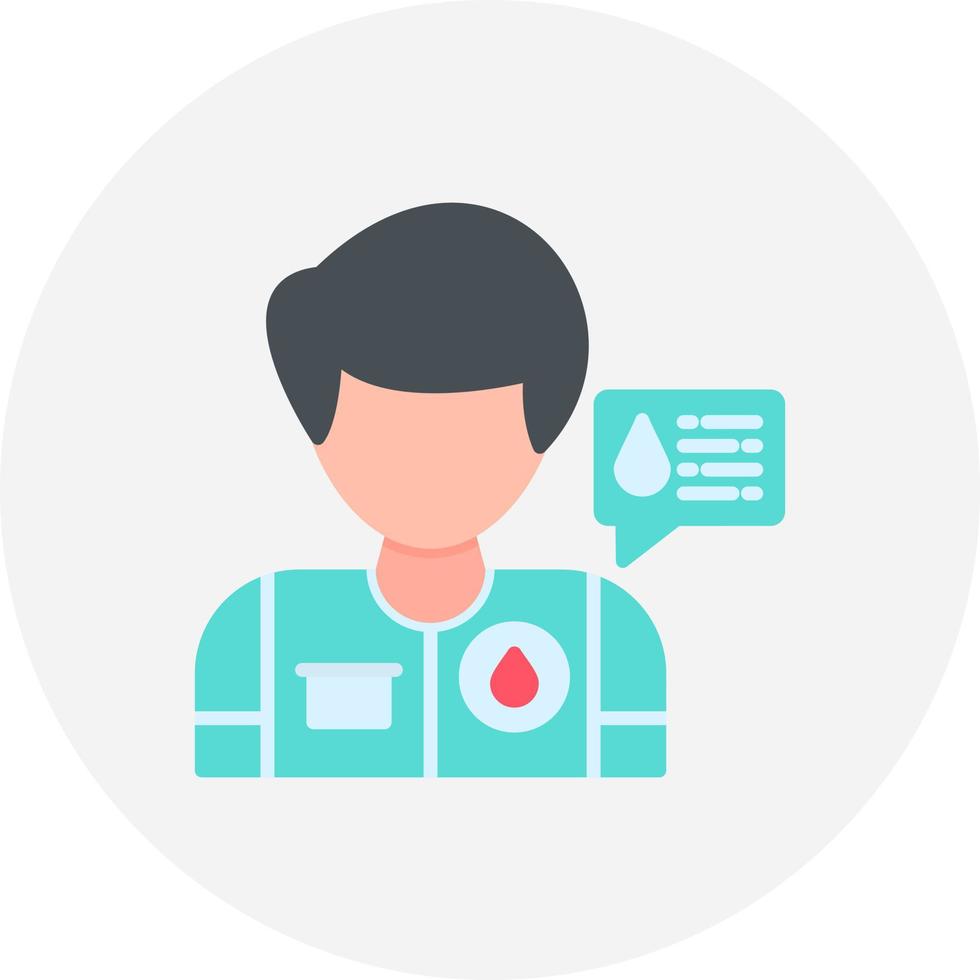 Blood Donor Creative Icon Design vector