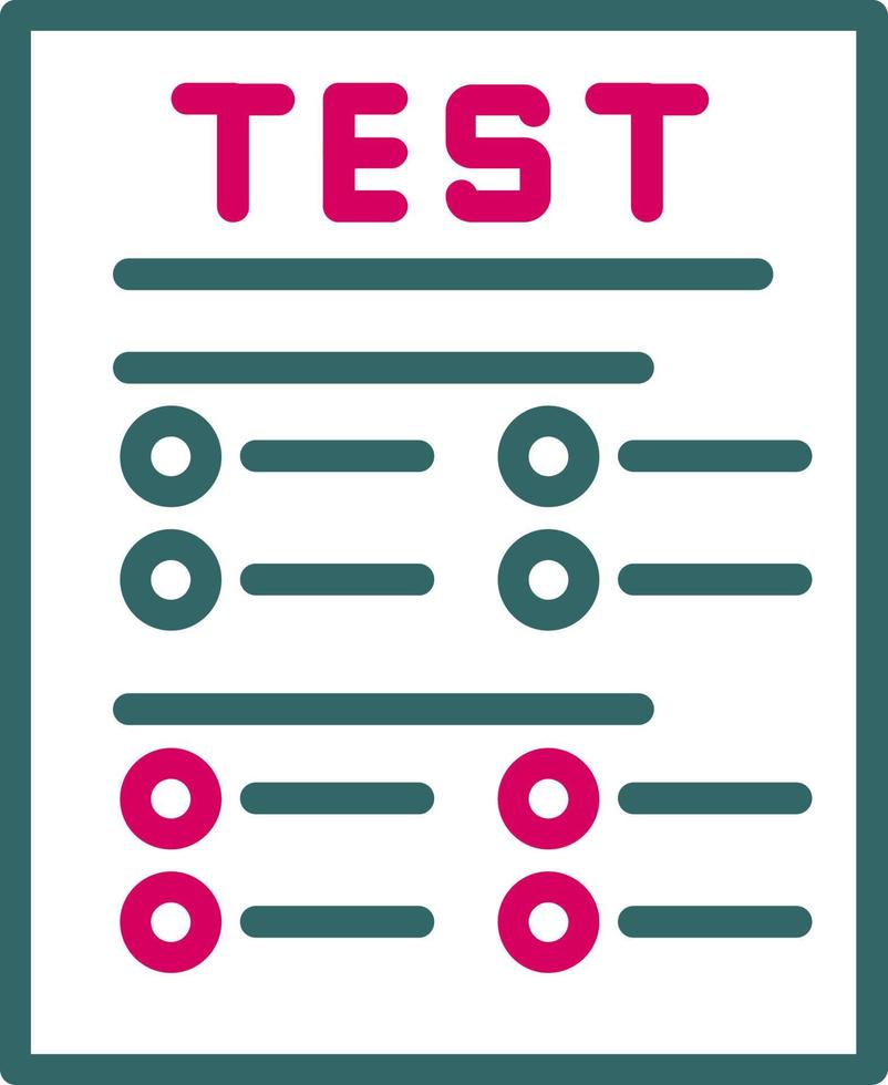 icono de vector de prueba