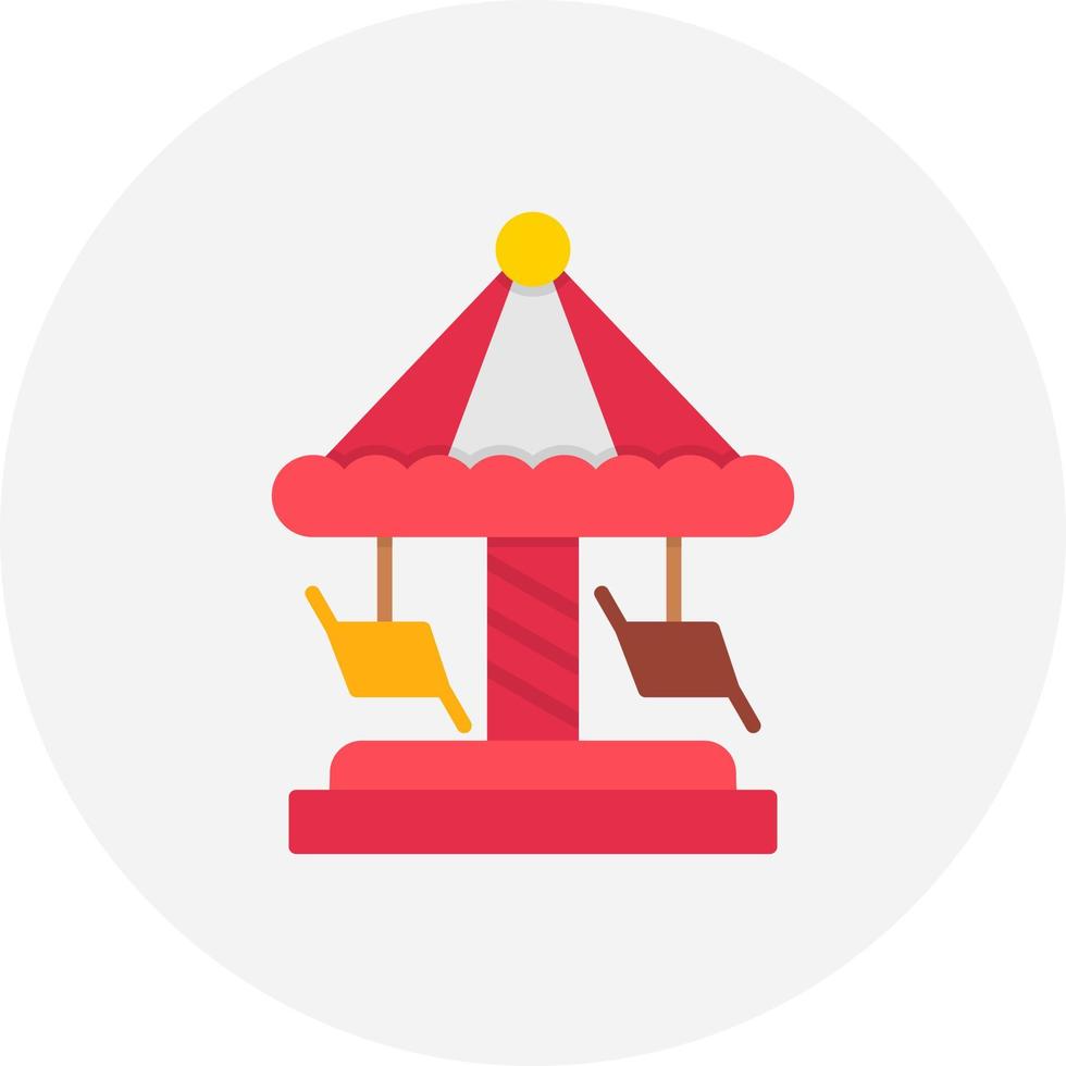 Merry Go Round Creative Icon Design vector