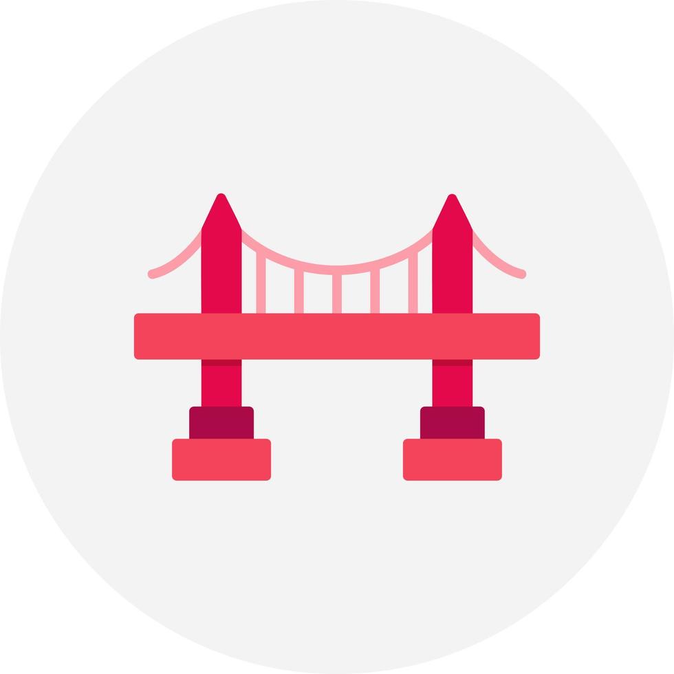 Bridge Creative Icon Design vector