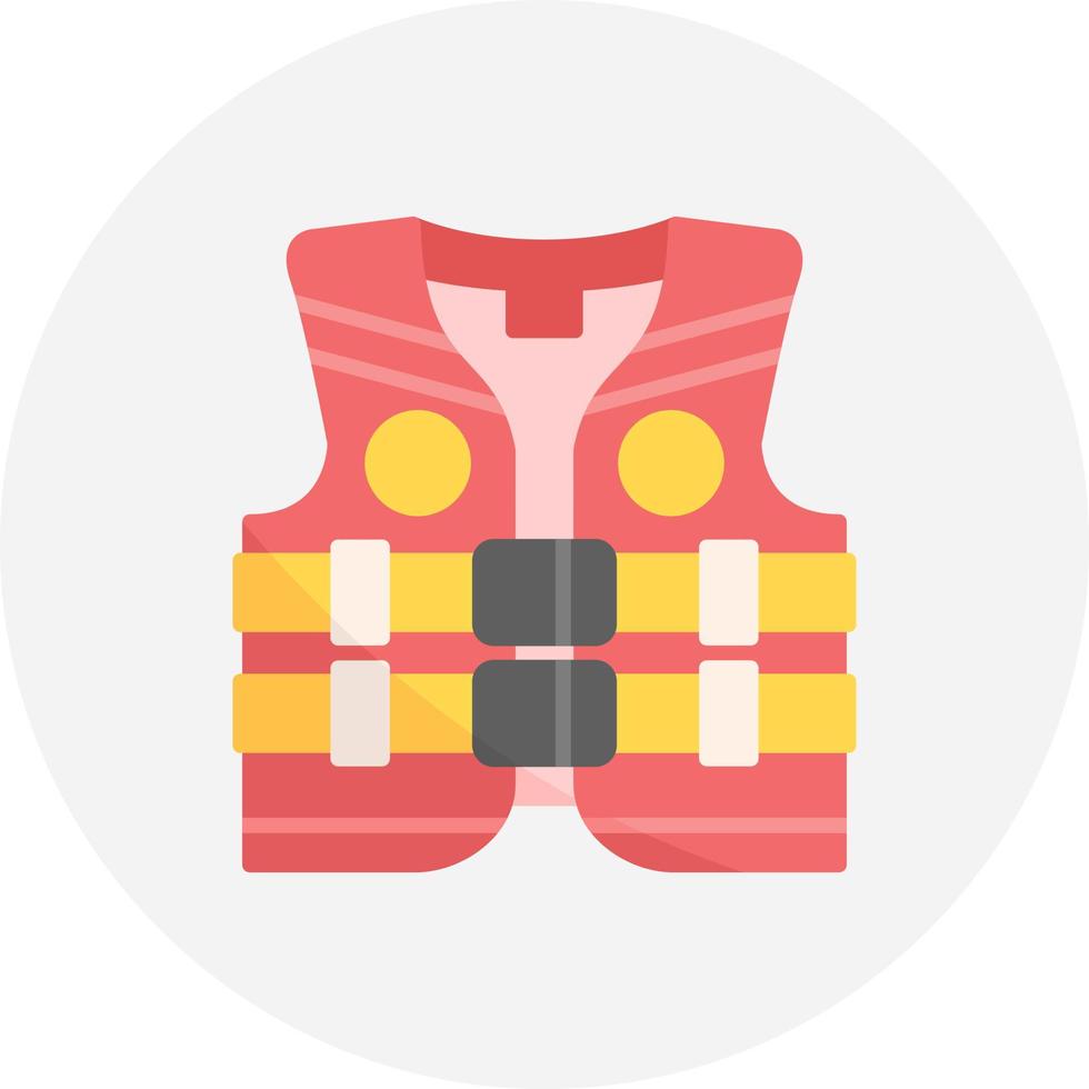 Life Jacket Creative Icon Design vector