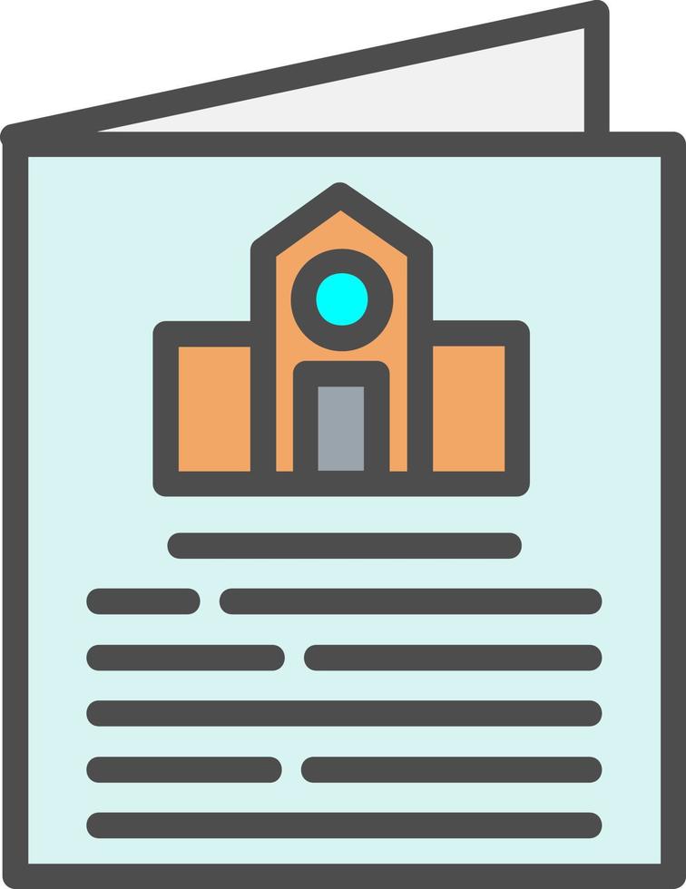 Brochure Vector Icon