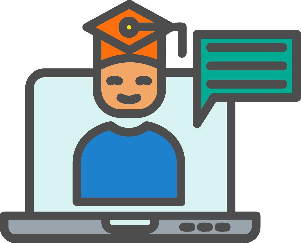 Online Training Vector Icon