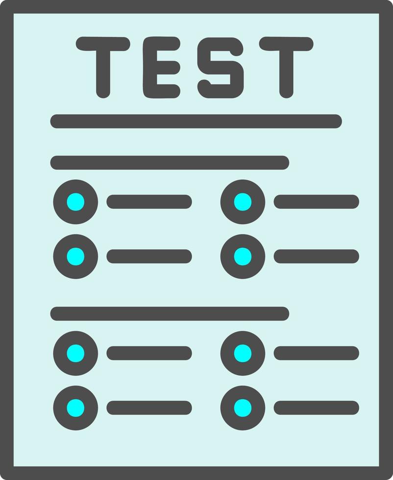 icono de vector de prueba