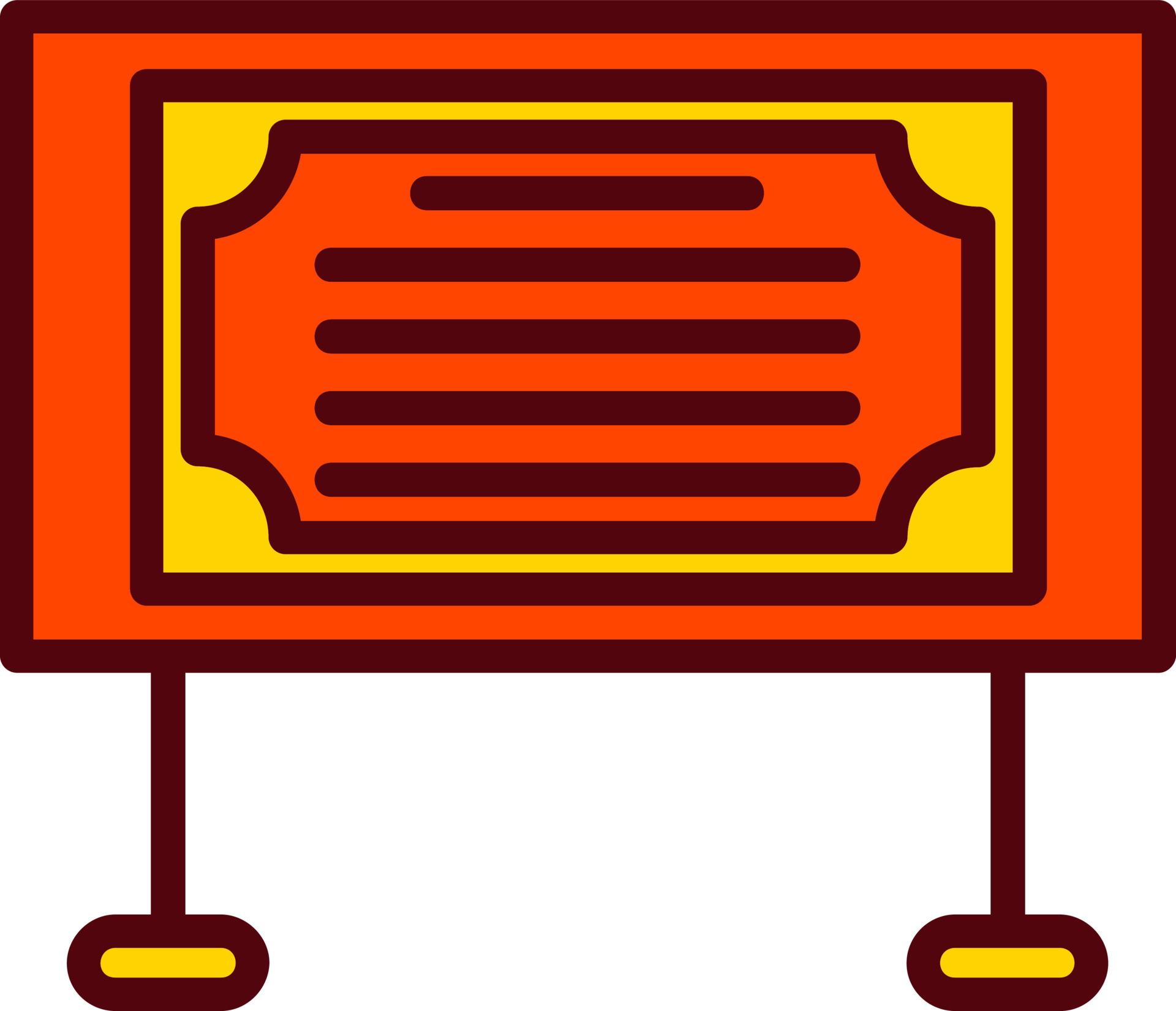 Bulletin Board Vector Icon 15539584 Vector Art at Vecteezy