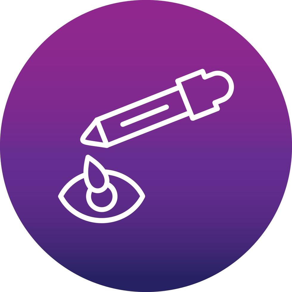 Eye Drop Vector Icon Design