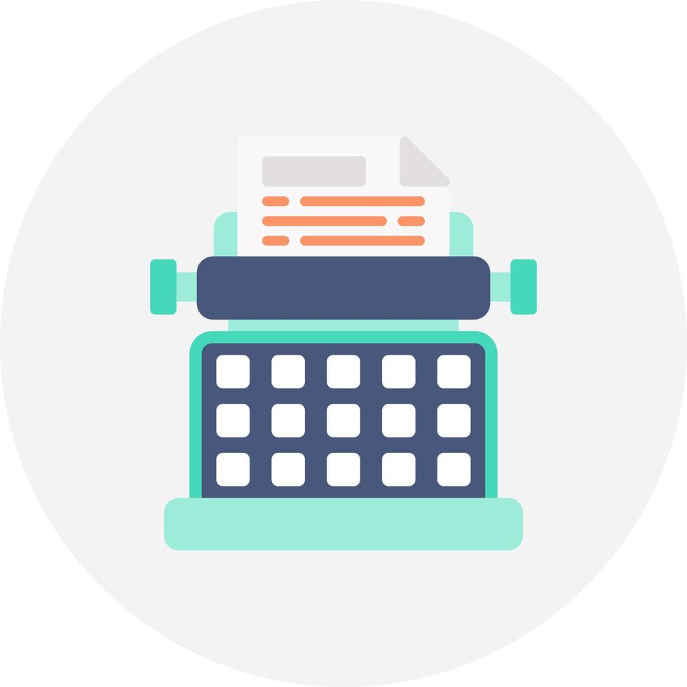 Typewriter Creative Icon Design vector
