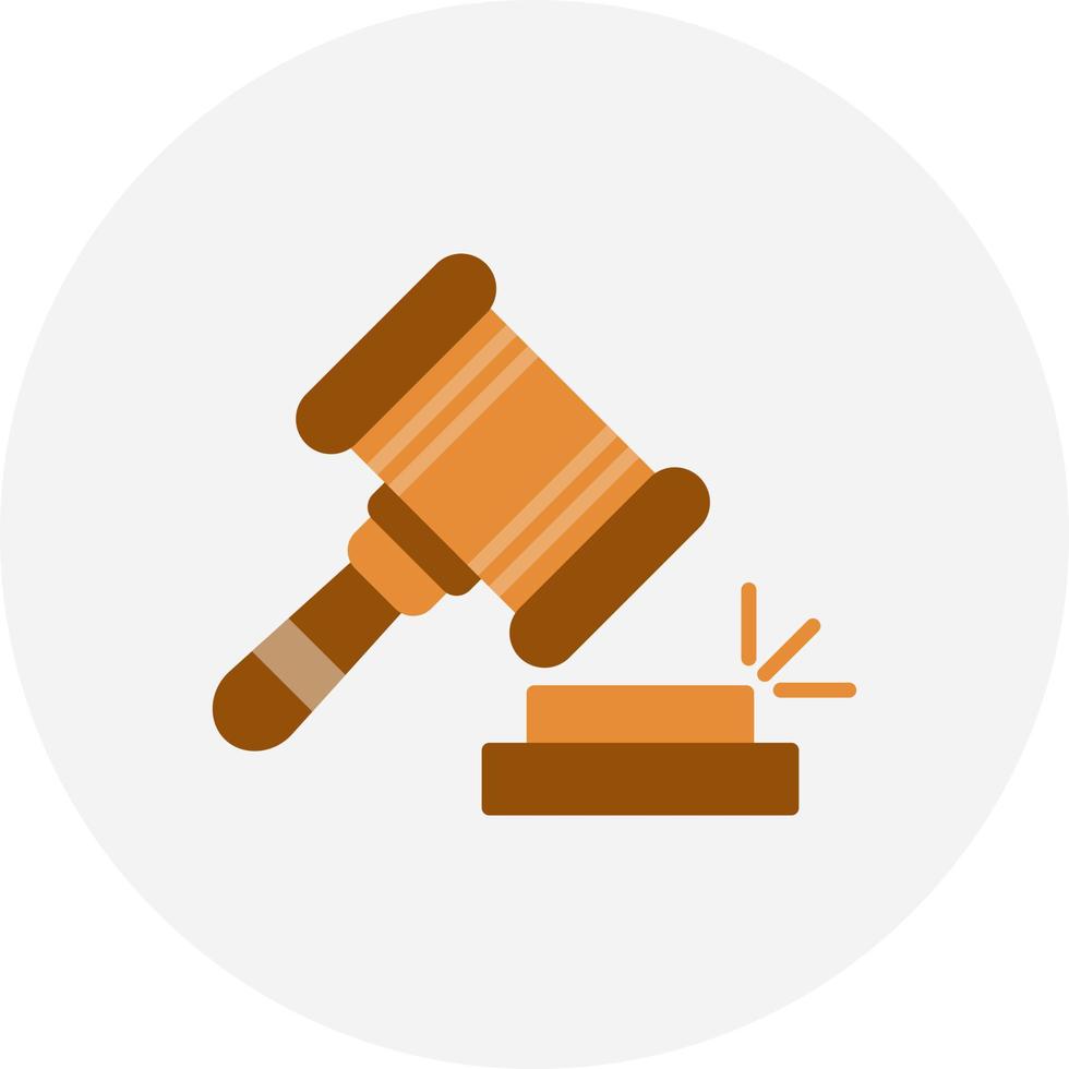 Gavel Creative Icon Design vector