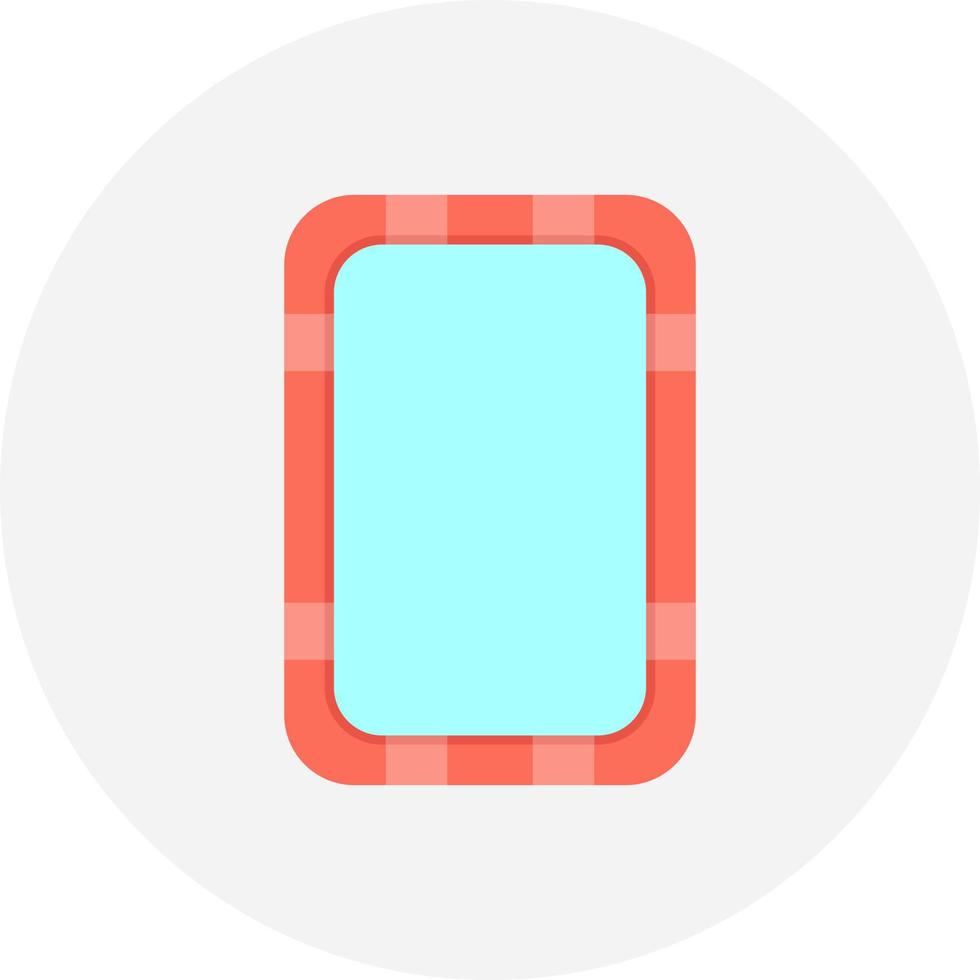Mirror Creative Icon Design vector