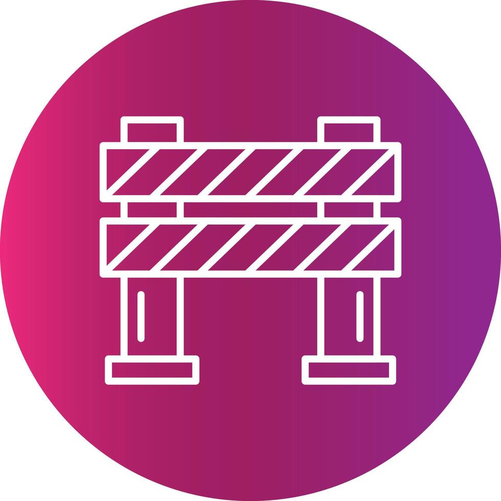 Barrier Creative Icon Design vector